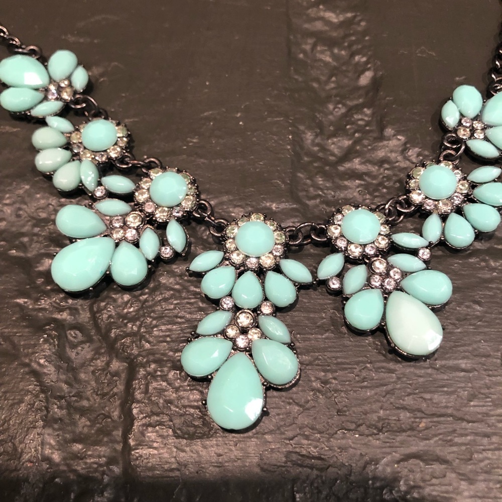 Teal Statement Necklace
